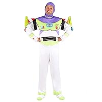 mens Disguise Toy Story Buzz Lightyear Deluxe Adult Sized Costumes, As Shown, XXL 50-52 US