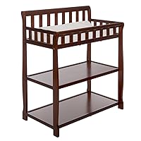 Ashton Changing Table, Espresso , 34x20x40 Inch (Pack of 1)