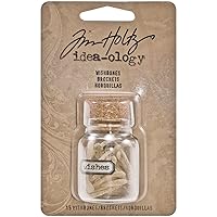 Tim Holtz Idea-ology Resin Wishbones, 1 x 5/8 Inch, 15 in Corked Vial, TH93071