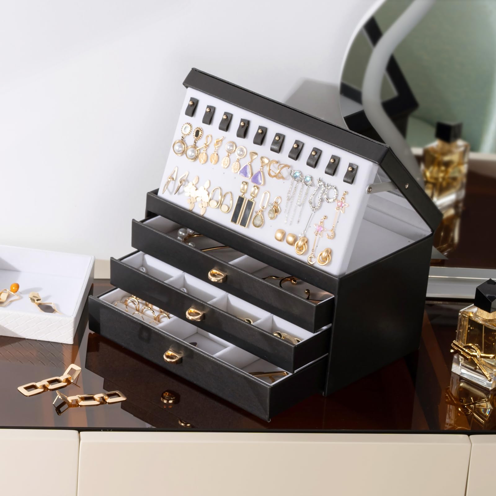 ProCase Jewelry Box Bundle with 6 Slots Watch Box
