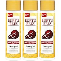 Burt's Bees Very Volumizing Pomegranate Shampoo, Sulfate-Free Shampoo - 10 Ounce Bottles - Pack of 3