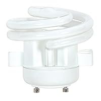 Satco S8227 Transitional Light Bulb in White finish, 2.28 in length, 2.75 in width, 13 watts