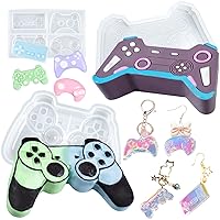Game Controller Silicone Molds Chocolate Candy Fondant Cake Topper Baking Ice Cubes Resin Epoxy Casting Candle Soap Making Pack of 3
