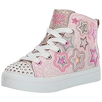 Skechers Unisex-Child Twinkle Toes TWI-Lites 2.0-Star Gloss Sneaker