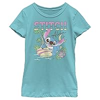 Disney Girls' Aloha Stitch T-Shirt