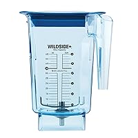 Blendtec 90 oz WildSide Jar, Commercial Grade - Five-Sided Replacement Blender Jar - Compatible with Blendtec Blenders - 36 oz Blending Capacity - Blue