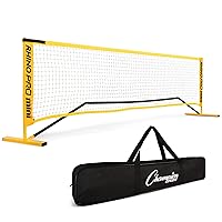 Champion Sports Adjustable Sport Net: Portable Sport Game Net for Volleyball, Tennis, Pickleball, and Badminton - Multiple Widths