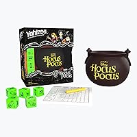 YAHTZEE: Disney Hocus Pocus | Collectible Witch’s Caldron Dice Cup | Classic Family Dice Game Based on Disney Film | Great for Family Game Night | Officially-Licensed Disney Game & Merchandise