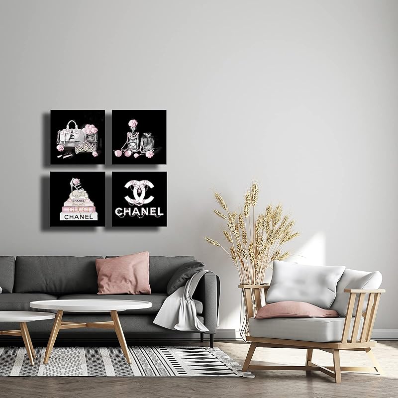 Mua Meetdeceny Black And White Wall Art/Pink Book Pictures Room ...