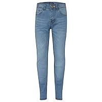 A2Z 4 Kids Faded Light Blue Denim Jeans Comfort Stretch Skinny Pants Trousers Lightweight Trendy Summer Boys Age 5-13 Years