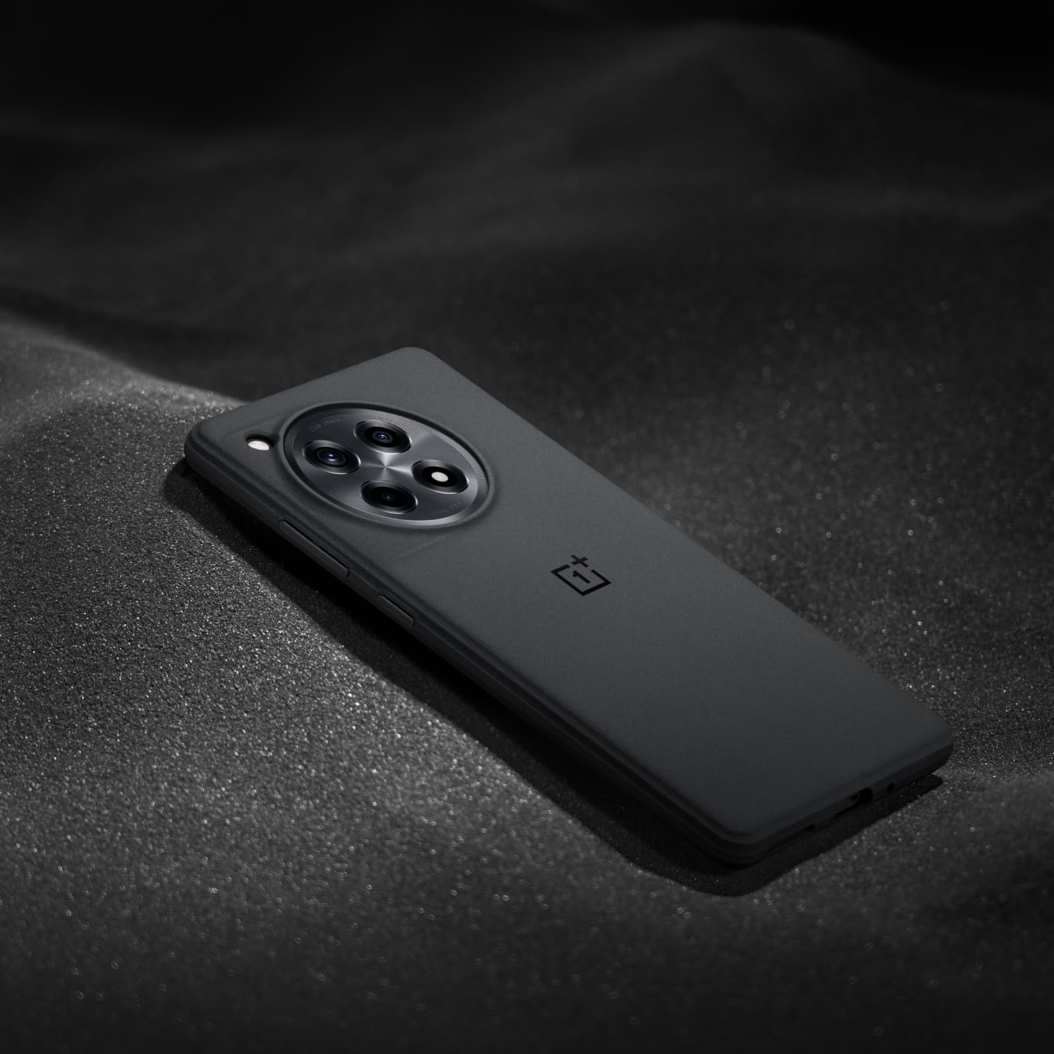 OnePlus 12R Sandstone Bumper Case Black