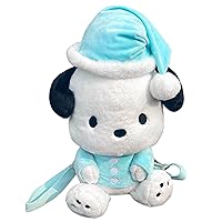 Anime Cartoon Pochacco Dog Sweet Dream Goodnight Series Plush Doll Backpack Kawaii Lolita JK Women Bag Birthday Gifts Blue