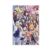 Anime Manga Ensemble Stars Poster for Room Aesthetics Decorative Picture Print Wall Art Canvas Posters Gifts 12x18inch(30x45cm) UnFramed