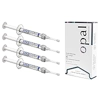 Opal by Opalescence 35% Home Teeth Whitening Gel - Refill Syringes - (1 Packs / 4 Syringes) - Carbamide Peroxide Deluxe Tooth Whitening Kit - Made by Ultradent Products - 5773-1