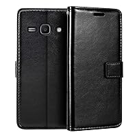 Samsung Galaxy Star 2 Plus G350E Wallet Case, Premium PU Leather Magnetic Flip Case Cover with Card Holder and Kickstand for Samsung Galaxy Star Advance