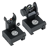 Dagger Defense- BUIS Classic Style flip up Iron Sights for Back up Optic Solutions