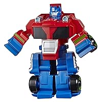 Transformers Rescue Bots Academy Optimus Prime Converting Toy, 4.5-Inch Figure, Toys for Kids Ages 3 and Up