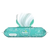 Pampers Baby Wipes, Complete Clean Fragrance Free, 1X Pop Top Pack, 72 Count