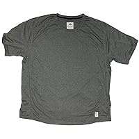 Big and Tall Elite Sport Moisture Wicking Lightweight Crew Neck T-Shirt to Size 6XT and 8X in Black, Navy, and Grey