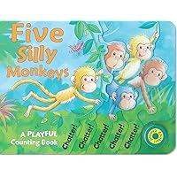 Five Silly Monkeys Five Silly Monkeys Board book Hardcover