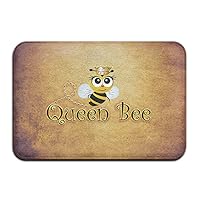 Personalized Indoor Or Outdoor Doormat - Queen Bee Kitchen Doormat Bath Mat, Non-Slip and Thin Design, Size 40X60CM