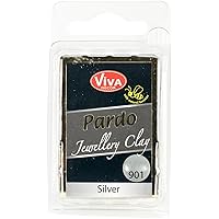 Viva Decor Pardo Jewelry Clay, 56g, Silver