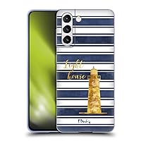 Head Case Designs Officially Licensed Paul Brent Lighthouse Nautical Soft Gel Case Compatible with Samsung Galaxy S21 5G