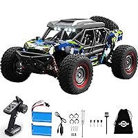 Brushless RC Car for Adults 43 MPH, 1:16Fast Rc Cars, 4x4 RTR Rc Truck, High Speed All Terrain 2.4Ghz Electric Hobby Grade Rc Cars, 4WD Off Road Monster Truck for Adults Blue…