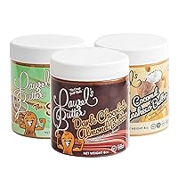 Laurel’s High Protein Nut Butter - Keto Friendly and High Protein Flavored Butter - Low Carbs Butter – Gluten & Preservatives Free - Non GMO and Kosher Certified - 8 Oz Jar Pack of 3