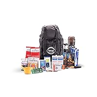 Sustain Supply Emergency Survival Kit & Backpack, 2 Person, 72 Hours, Disaster Preparedness Go-Bag for Earthquake, Fire, Flood, Hurricane & Shelter-in-Place Including Food, Water, Blankets, First Aid