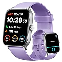 Gydom Smartwatch Women's Smartwatch with Phone Function Alexa Integrated 1.8 Inch Men's Fitness Watch 100+ Sports Modes, SpO2, Heart Rate, Stress, Sleep Monitor, 100 Dials, IP68 Waterproof for Android