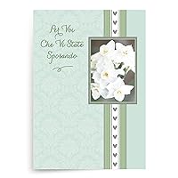 Designer Greetings Italian Language Wedding Cards, “Per Voi Che Vi State Sposando” For You Who are Getting Married (Pack of 6 Cards with Envelopes / 6 biglietti di auguri e buste)