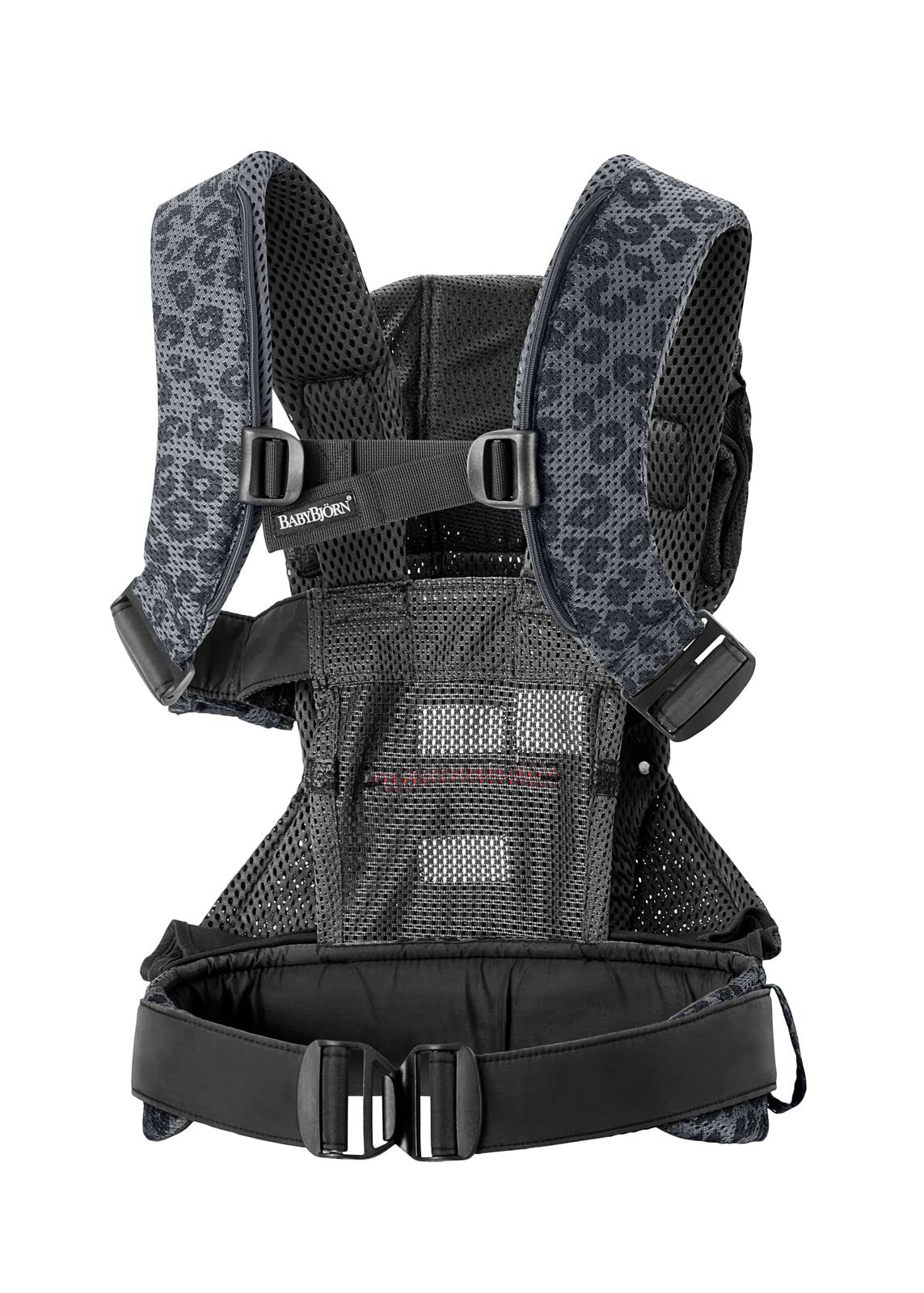 BabyBjörn Baby Carrier One Air, 3D Mesh, Anthracite/Leopard