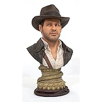 Diamond Select Toys Indiana Jones and The Raiders of The Lost Ark Legends in 3-Dimensions: Indiana Jones 1:2 Scale Bust
