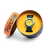 Parchie Watch - Easy to Read, Water-Resistant Analog Watch for Kids, Adjustable Nylon Strap, Bright and Fun Color Toddler Watch, Gift Watch for Kids Girls and Boys