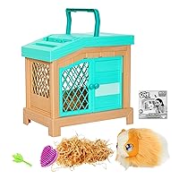 Little Live Pets - Mama Surprise | Soft, Interactive Mama Guinea Pig and her Hutch, and her 3 Surprise Babies. 20+ Sounds & Reactions. for Kids Ages 4+