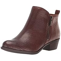 Lucky Brand Women's Basel Ankle Boot, Roasted, 5