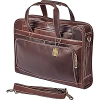 Claire Chase Legendary Professional Briefcase, Dark Brown, One Size