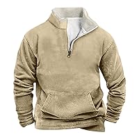 Vintage Sweatshirt Fleece Collar Long Sleeve Zipper T Shirt Graphic Oversized Fashion Distressed Sports Pullover