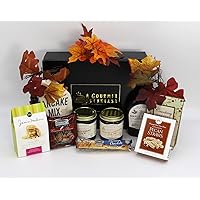 Gift Basket Village Gourmet Breakfast Basket: Pancake Mix, Syrup, Jams, Cookies, Candied Nuts, Biscotti, Dried Fruit, Perfect Morning Delight, 12x9x3”, 6.38 lbs