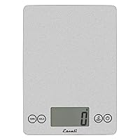 Escali Arti Glass Food Scale Digital Countertop Kitchen, Baking and Cooking Scale with Nutrition and Calorie Counter, 15-Pound Capacity, 9