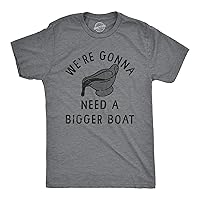 Mens were Gonna Need A Bigger Boat T Shirt Funny Thanksgiving Dinner Gravy Joke Tee for Guys