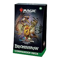 Magic: The Gathering Bloomburrow Commander Deck - Family Matters (100-Card Deck, 2-Card Collector Booster Sample Pack + Accessories)