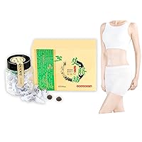 Herbal Wormwood Belly Button Tummy Sticker Moxibustion Mugwort Navel Patches Y1948