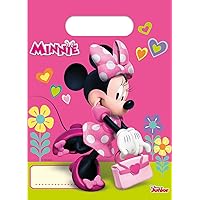 Disney Junior Minnie 53826 PR87868 Minnie Mouse Party Loot Bags, Pink
