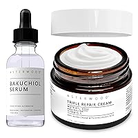 Bakuchiol Serum 1 oz + Triple Repair Moisturizer Face Cream 1.7 oz