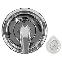 10001 Trim Kit, for Use with Moen Tub and Shower Faucets, Plastic, Chrome Plated, Single-Handle Valve