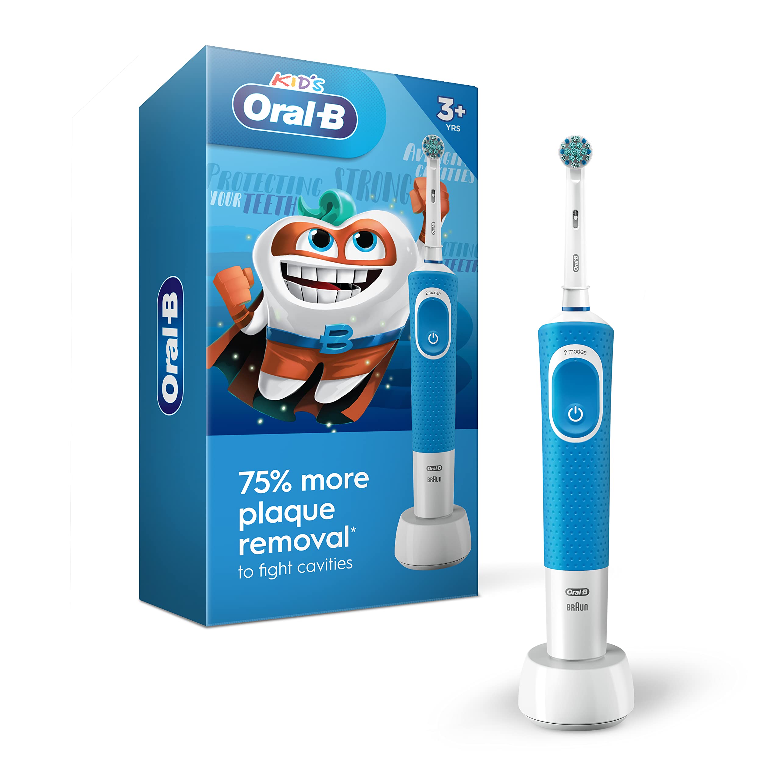 Mua Oral-B Kids Electric Toothbrush with Sensitive Brush Head and Timer,  for Kids 3+ (Product Design May Vary) trên Amazon Mỹ chính hãng 2023 |  Giaonhan247