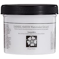 Daniel Smith Watercolor Ground 4oz Jar, Titanium White, 284055002, 4 Fl Oz (Pack of 1)