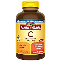 Extra Strength Vitamin C 1000 mg, Dietary Supplement for Immune Support, 300 Tablets, 300 Day Supply